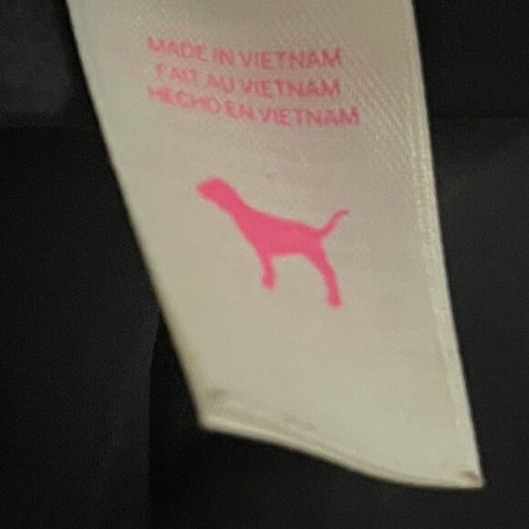 New! Victorias Secret Pink STUDDED Bomber Varsity Jacket - Picture 7 of 7